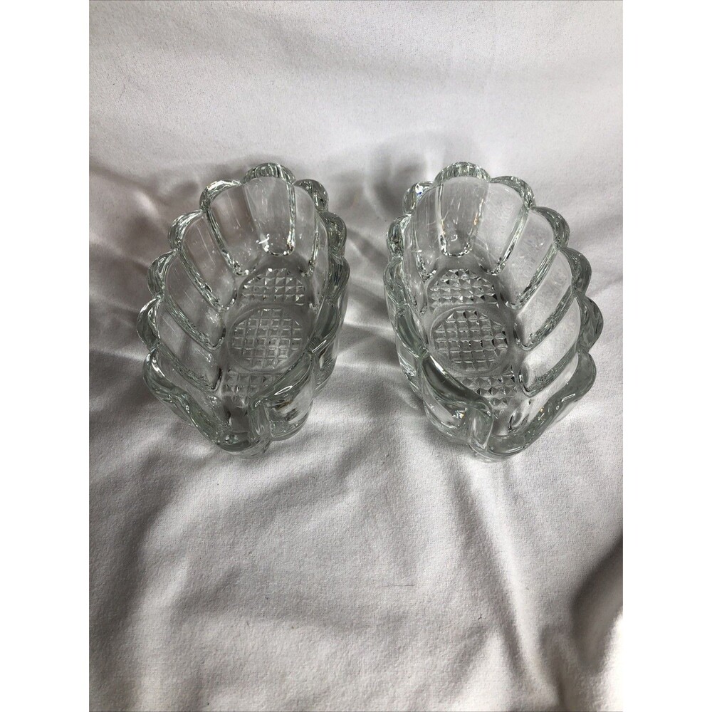 Set of 2 - Princess House Crystal Spoon and Fork Rest Holder Vintage NICE!! - Picture 3 of 8